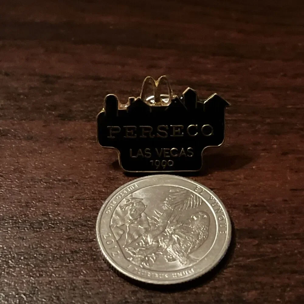 McDonald’s‎ Perseco Las Vegas 1990 Employee Lapel Hat Pin